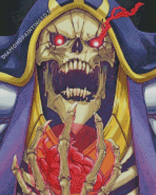 Overlord Skull Anime Diamond Painting