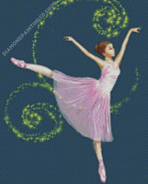 Pink Ballerina Diamond Painting