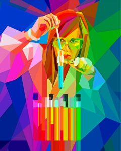 Pop Art Chemist Diamond Painting