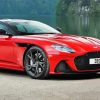 Red Aston Martin Sport Car Diamond Painting