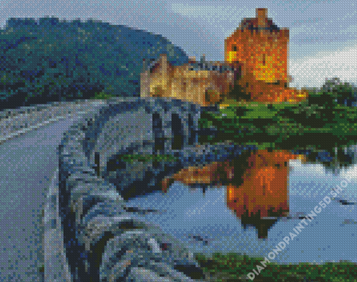 Road To Eilean Donan Castle Diamond Painting