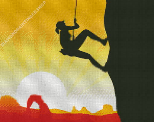 Rock Climbing Diamond Painting