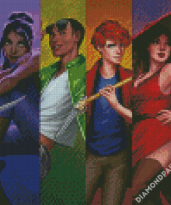 Six Of Crows Characters Art Diamond Painting