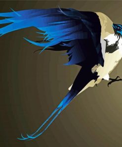 Swallow Bird Illustration Diamond Painting