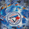 Toronto Blue Jays Logo And Players Diamond Painting