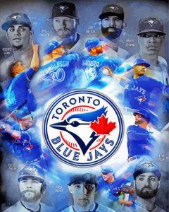 Toronto Blue Jays Logo And Players Diamond Painting