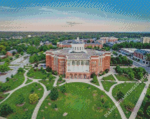 University of Kentucky Building Diamond Painting