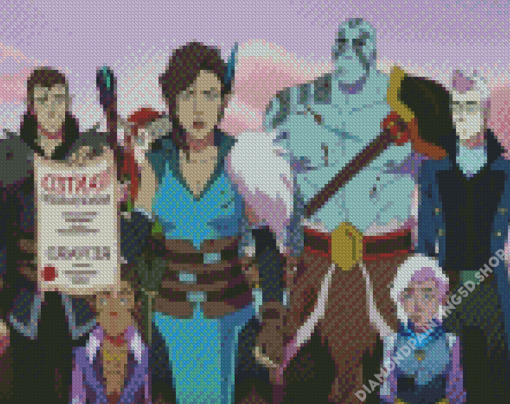 Vox Machina Characters Diamond Painting