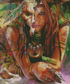 Wild Woman Diamond Painting