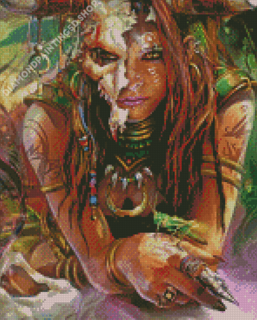 Wild Woman Diamond Painting