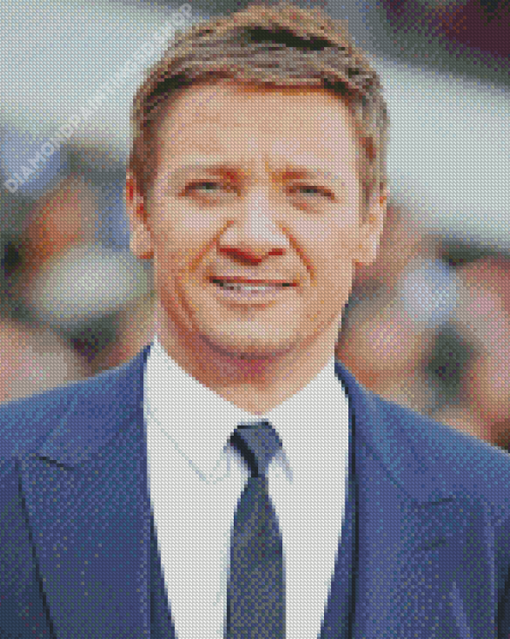 Actor Jeremy Renner Diamond Painting