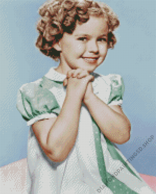 Adorable Shirley Temple Diamond Painting