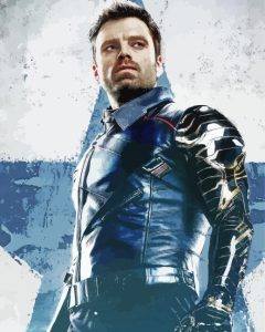 Aesthetic Bucky Barnes Diamond Painting