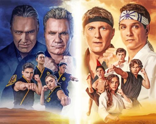 Aesthetic Cobra Kai Diamond Painting