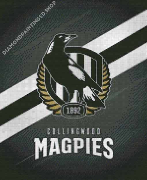 Aesthetic Collingwood Logo Diamond Painting