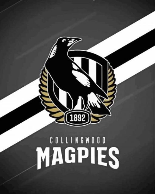 Aesthetic Collingwood Logo Diamond Painting