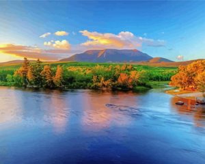 Aesthetic Mount Katahdin Diamond Painting