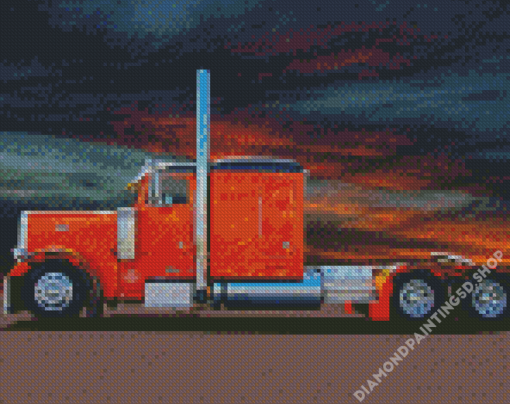 Aesthetic Peterbilt Semi Diamond Painting