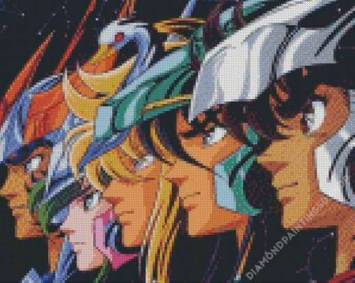 Aesthetic Saint Seiya Art Diamond Painting