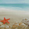 Aesthetic Sand And Seashells Diamond Painting