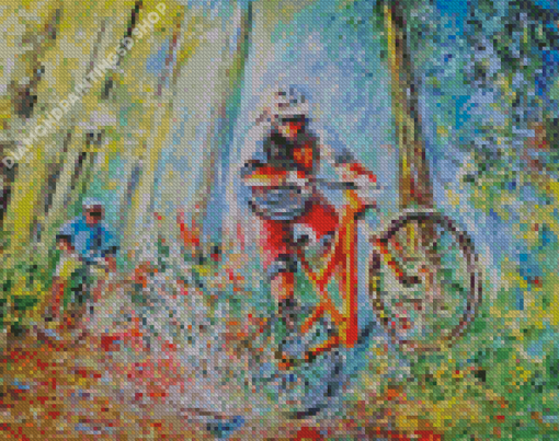 Aesthetic Mountain Bike Diamond Painting