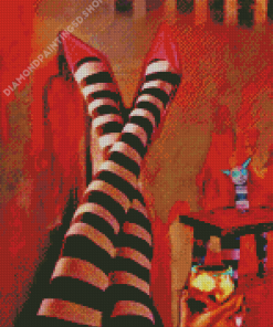 Aesthetic Red Shoes Diamond Painting
