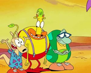 Animation Characters Rockos Modern Life Diamond Painting