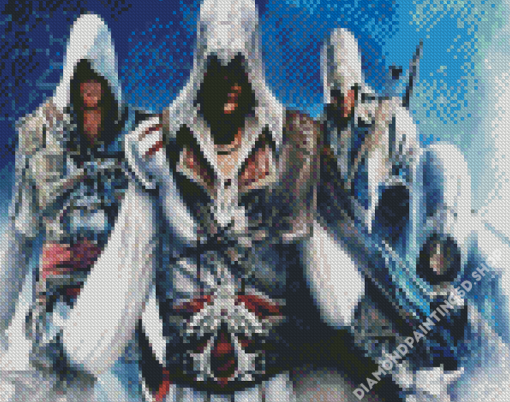 Assassins Creed Characters Diamond Painting