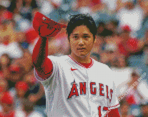 Baseball Player Shohei Ohtani Diamond Painting