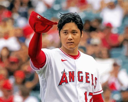 Baseball Player Shohei Ohtani Diamond Painting