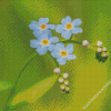 Beautiful Forget Me Not Diamond Painting
