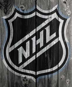 Black And White NHL Logo Diamond Painting
