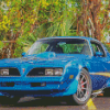 Blue Firebird Trans Am Diamond Painting