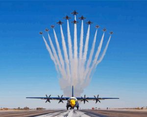 Blue Angels Thunderbird Jets Diamond Painting