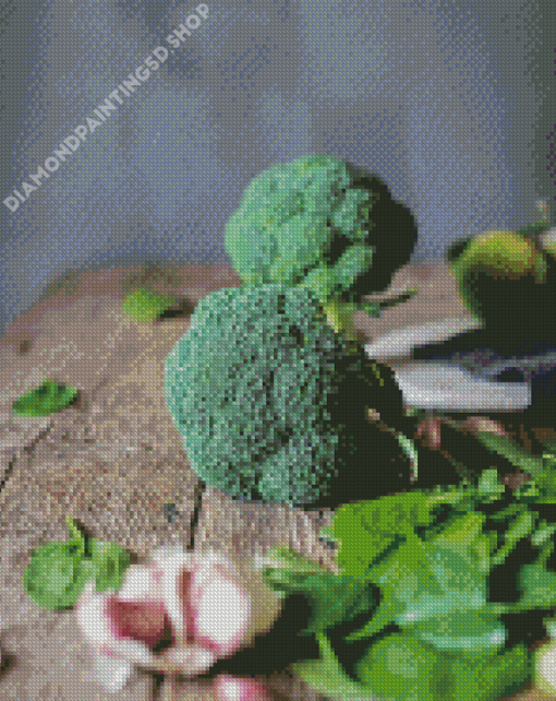 Broccoli Plant Diamond Painting