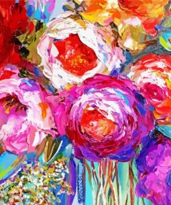Colorful Abstract Flower Diamond Painting