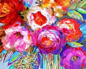 Colorful Abstract Flower Diamond Painting