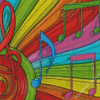 Colorful Music Diamond Painting