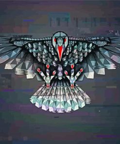 Digital Art Eagle Abstract Diamond Painting