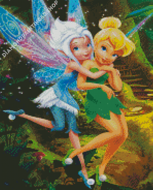 Disney Periwinkle And Tinkerbell Diamond Painting