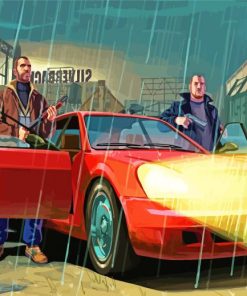 Grand Theft Auto Characters Diamond Painting