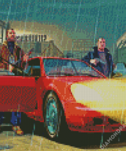 Grand Theft Auto Characters Diamond Painting