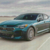 Green Kia Stinger Diamond Painting