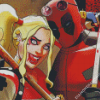 Harley And Deadpool Diamond Painting