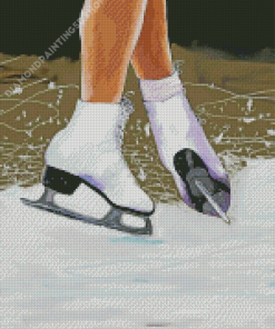 Ice Skating Leg Diamond Painting