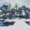 Kenrokuen Garden Kanazawa Diamond Painting