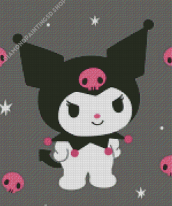 Kuromi Cat Diamond Painting