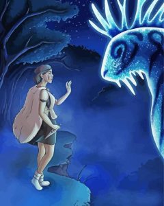 Night Walker And Princess Mononoke Diamond Painting