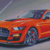 Orange Ford Shelby Cobra Diamond Painting