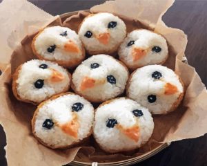 Owls Rice Balls Diamond Painting